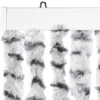 vidaXL - Vliegengordijn voor terrasdeur Licht/donkergrijs Chenille - 100x200 cm