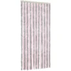 vidaXL - Vliegengordijn voor terrasdeur - Bruin en beige - Chenille - 118x220 cm