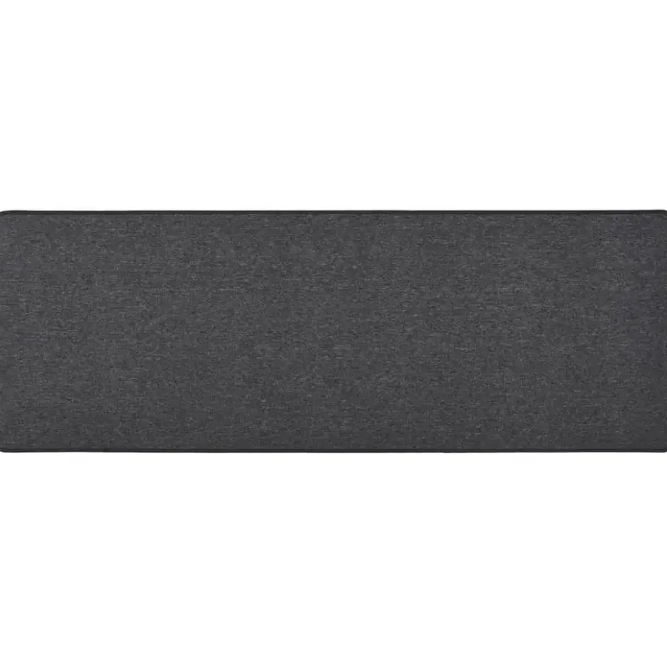 vidaXL - Vloerkleed - Antraciet - Polypropyleen - 80 x 250 cm