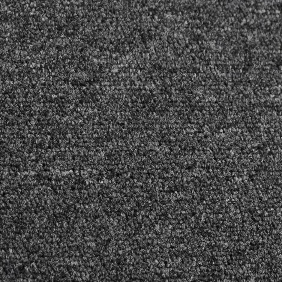 vidaXL - Vloerkleed - Antraciet - Polypropyleen - 80 x 250 cm