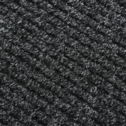 vidaXL - Vloerkleed - Antraciet - Polypropyleen - 100 x 200 cm