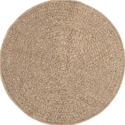 vidaXL - Vloerkleed - Bruin - Polypropyleen - Ø 90 cm