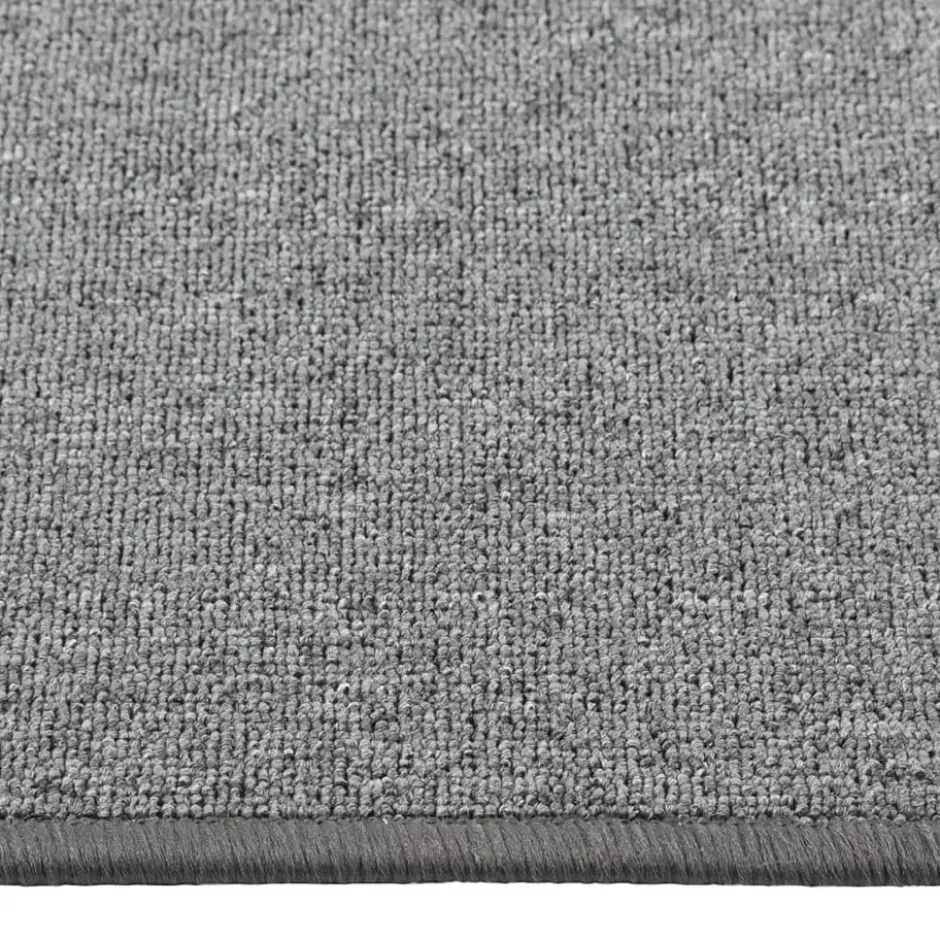 vidaXL - Vloerkleed - Grijs - Polypropyleen - 80 x 400 cm