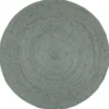 vidaXL - Vloerkleed - Groen - Jute