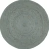 vidaXL - Vloerkleed - Groen - Jute