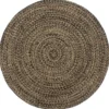 vidaXL - Vloerkleed - Zwart - Jute
