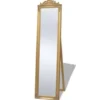 vidaXL - Vrijstaande Spiegel - Goud - Hout - 160 x 40 cm