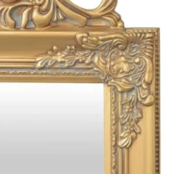 vidaXL - Vrijstaande Spiegel - Goud - Hout - 160 x 40 cm