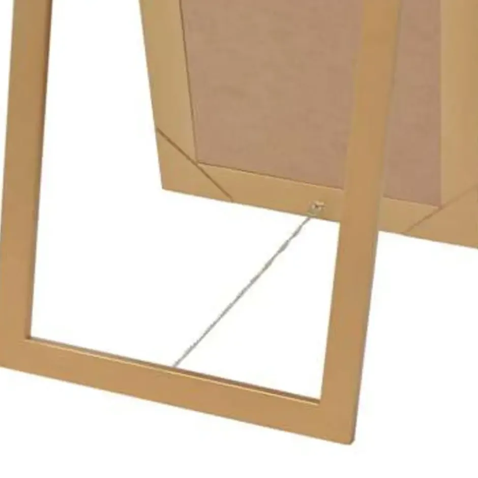 vidaXL - Vrijstaande Spiegel - Goud - Hout - 160 x 40 cm