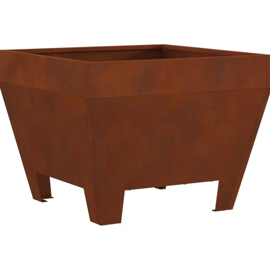 vidaXL - Vuurkorf Bruin 50 x 50 x 38 cm Cortenstaal