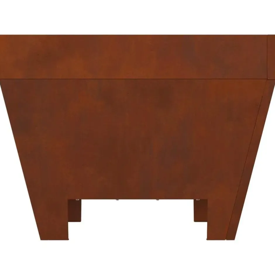 vidaXL - Vuurkorf Bruin 50 x 50 x 38 cm Cortenstaal