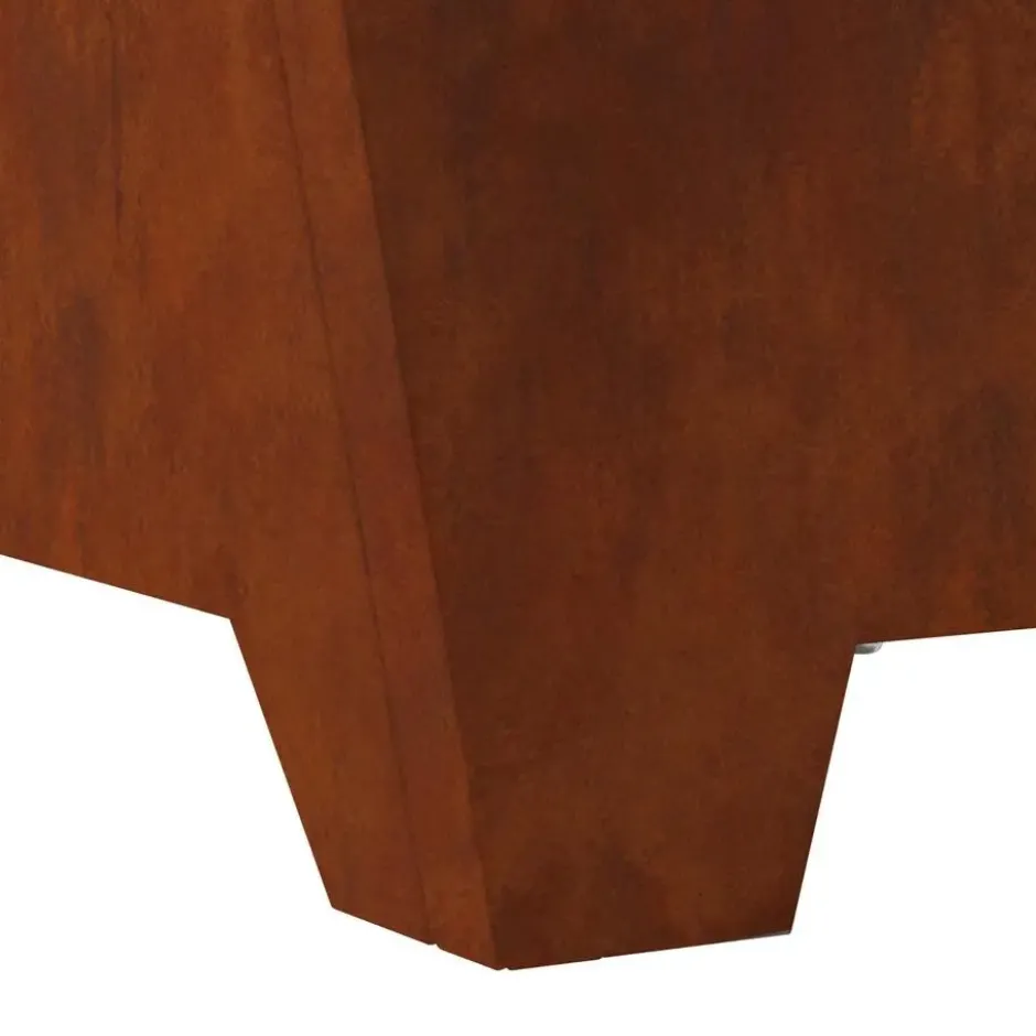 vidaXL - Vuurkorf Bruin 80 x 80 x 40 cm Cortenstaal