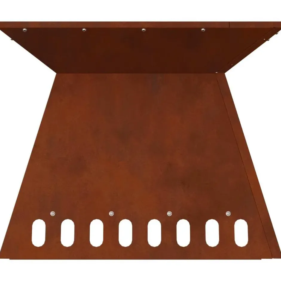 vidaXL - Vuurkorf Bruin 48 x 48 x 40 cm Cortenstaal
