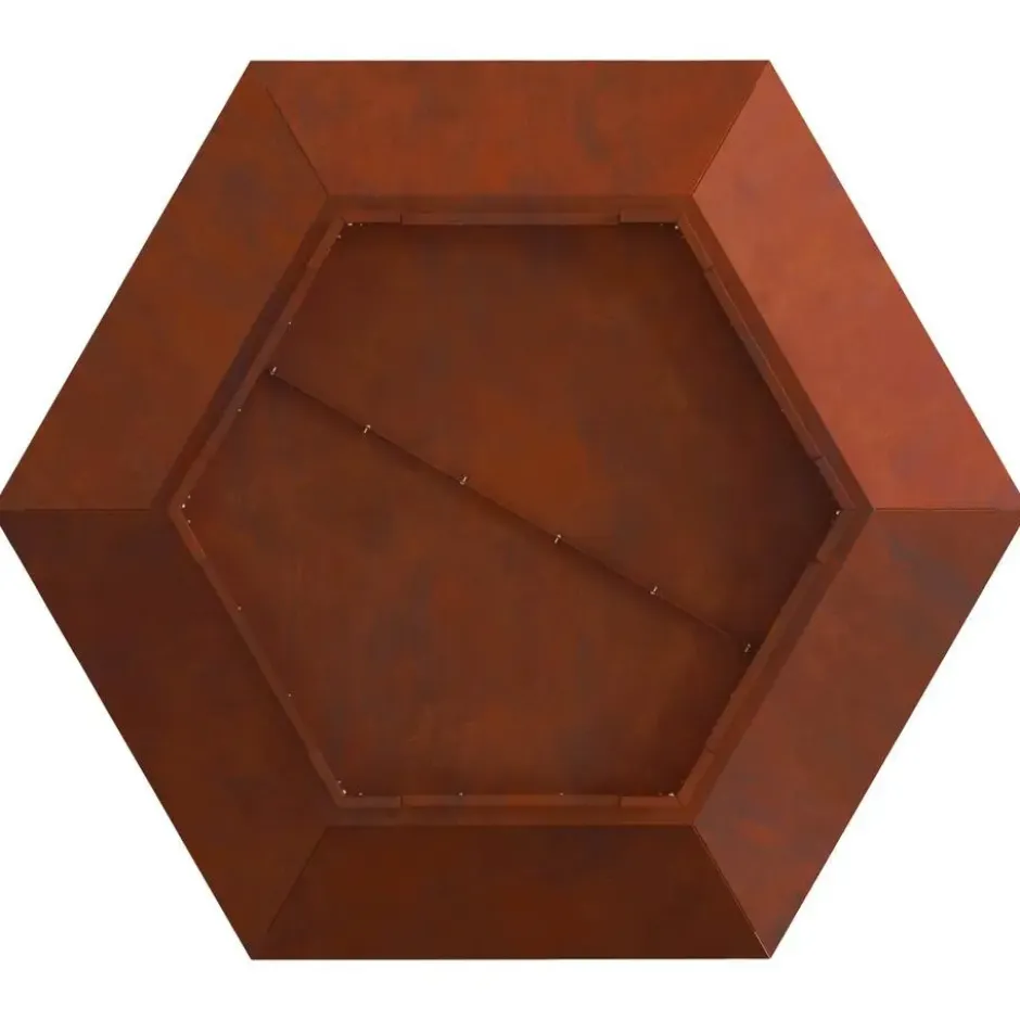 vidaXL - Vuurkorf Bruin 100 x 100 x 28 cm Cortenstaal