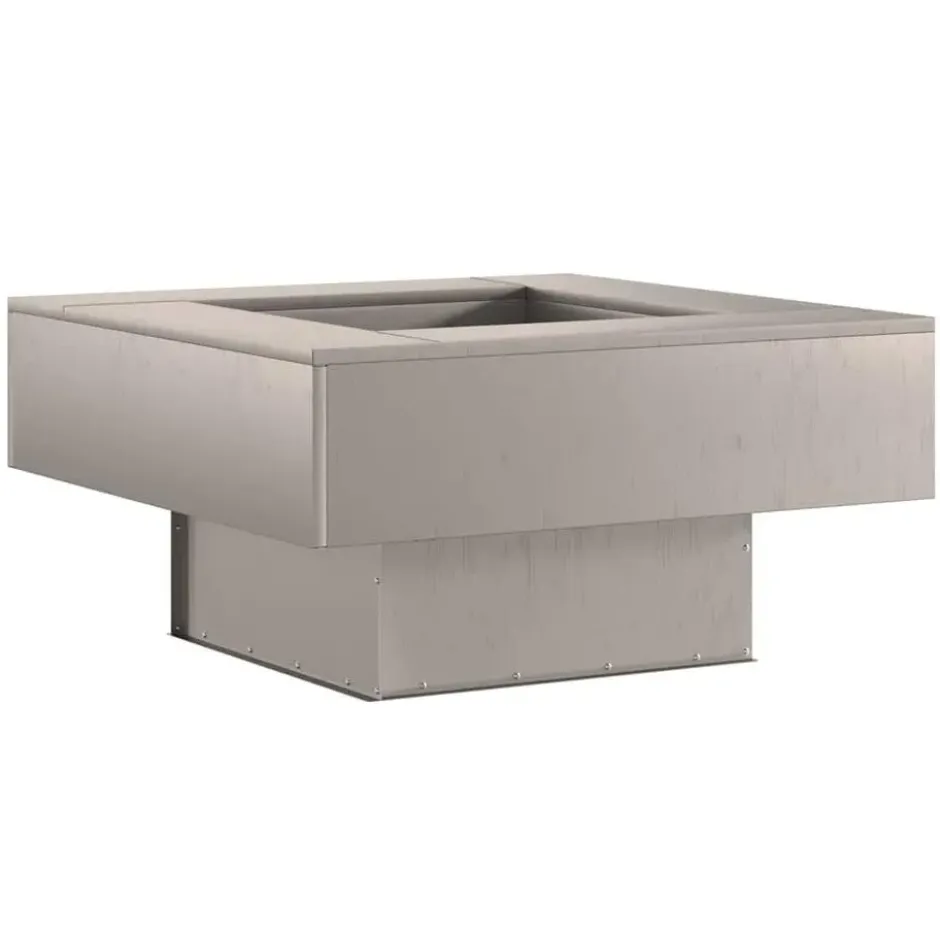 vidaXL - Vuurkorf 80 x 80 x 40 cm Cortenstaal Bruin