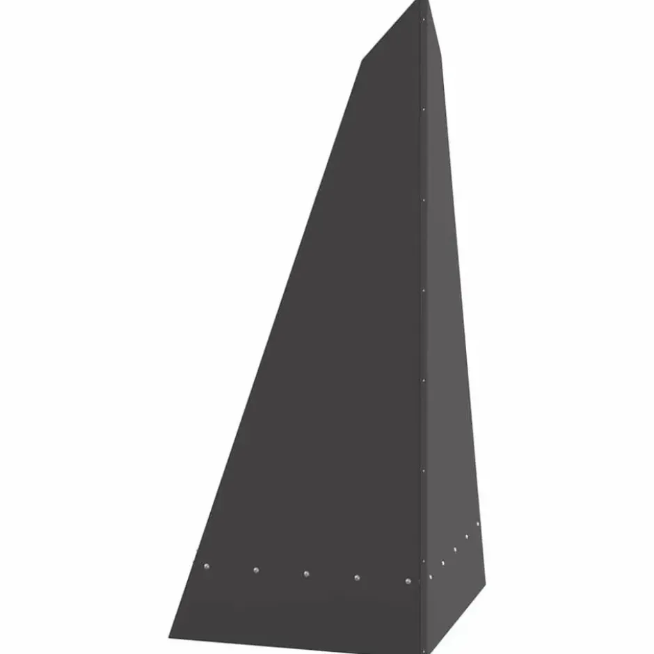 vidaXL - Vuurkorf Zwart 58 x 40 x 100 cm Staal