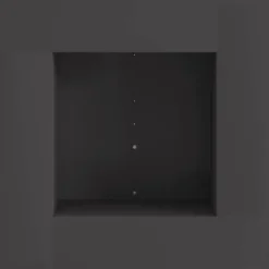 vidaXL - Vuurkorf Zwart 60 x 60 x 30 cm Staal