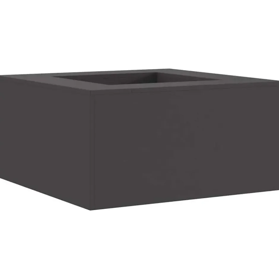 vidaXL - Vuurkorf - Zwart - 80 x 80 x 40 cm Staal