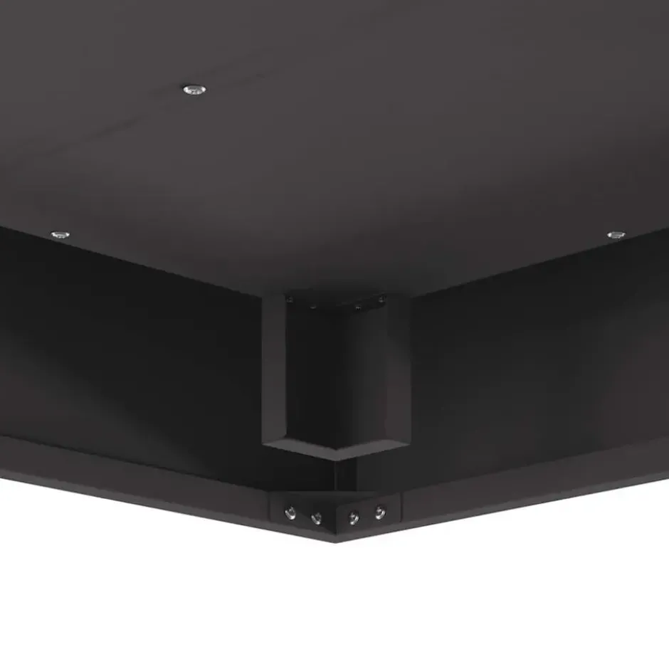 vidaXL - Vuurkorf - Zwart - 80 x 80 x 40 cm Staal