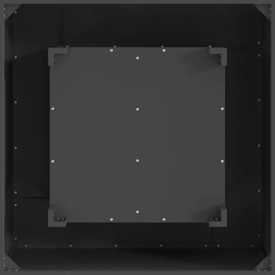 vidaXL - Vuurkorf - Zwart - 80 x 80 x 40 cm Staal