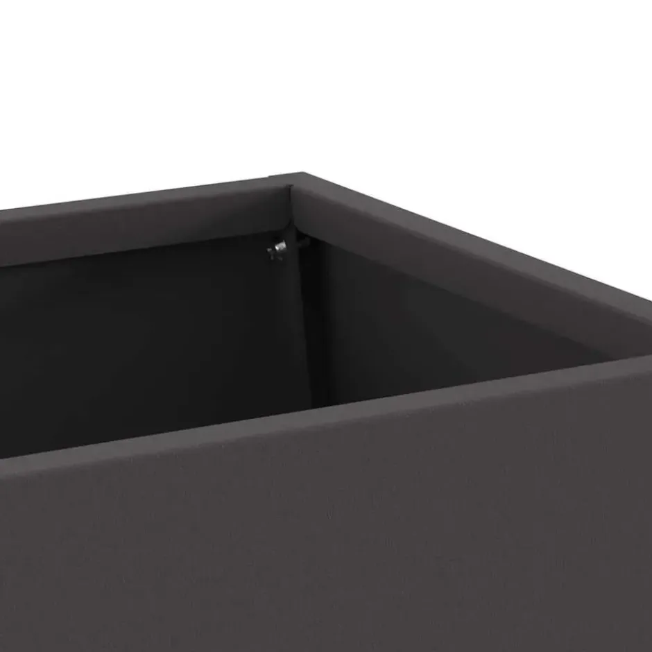 vidaXL - Vuurkorf Zwart 60 x 35 x 100 cm Staal