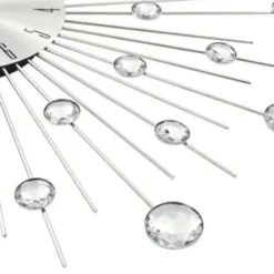 vidaXL - Wandklok - Zilver - Aluminium
