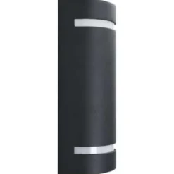 vidaXL - Wandlamp - Zwart - Aluminium - 75 x 95 x 238 mm - 2 stuks