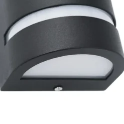 vidaXL - Wandlamp - Zwart - Aluminium - 75 x 95 x 150 mm - 2 stuks