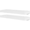 vidaXL - Wandmeubel - Wit - MDF - 60 cm - 2 stuks