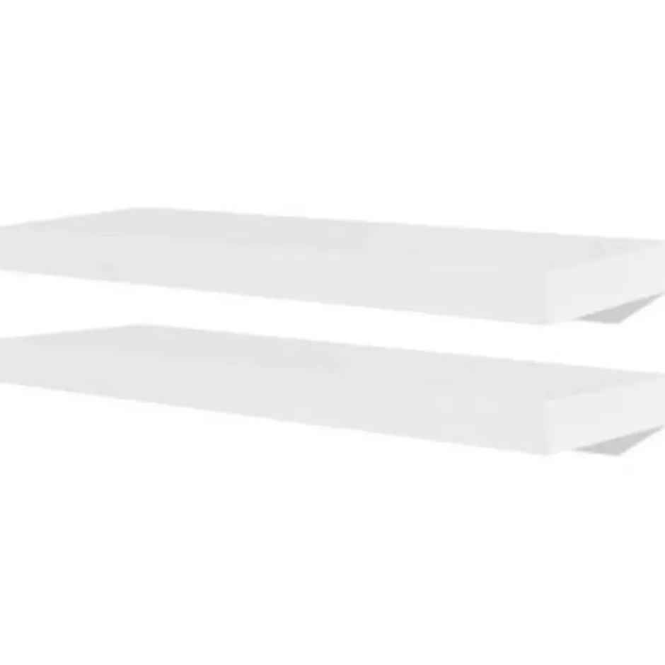 vidaXL - Wandmeubel - Wit - MDF - 60 cm - 2 stuks