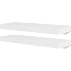 vidaXL - Wandmeubel - Wit - MDF - 60 cm - 2 stuks