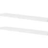 vidaXL - Wandmeubel - Wit - MDF - 120 cm - 2 stuks