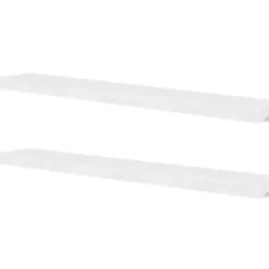 vidaXL - Wandmeubel - Wit - MDF - 120 cm - 2 stuks