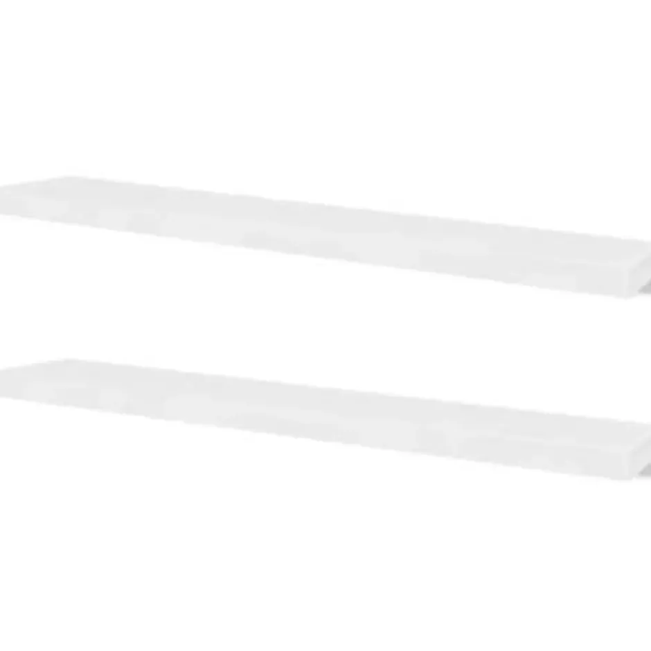 vidaXL - Wandmeubel - Wit - MDF - 120 cm - 2 stuks