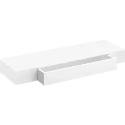 vidaXL - Wandplank - Wit - MDF