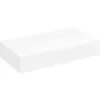vidaXL Wandschap - met lade - zwevend - MDF - wit