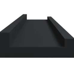 vidaXL - Wandschap - Zwart - MDF
