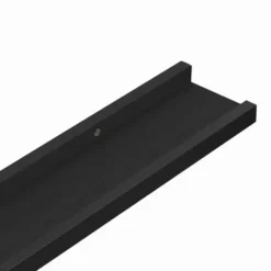 vidaXL - Wandschap - Zwart - MDF