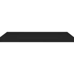 vidaXL - Wandschap - Zwart - MDF - 80 x 23.5 x 3.8 cm