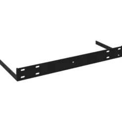 vidaXL - Wandschap - Zwart - MDF - 80 x 23.5 x 3.8 cm