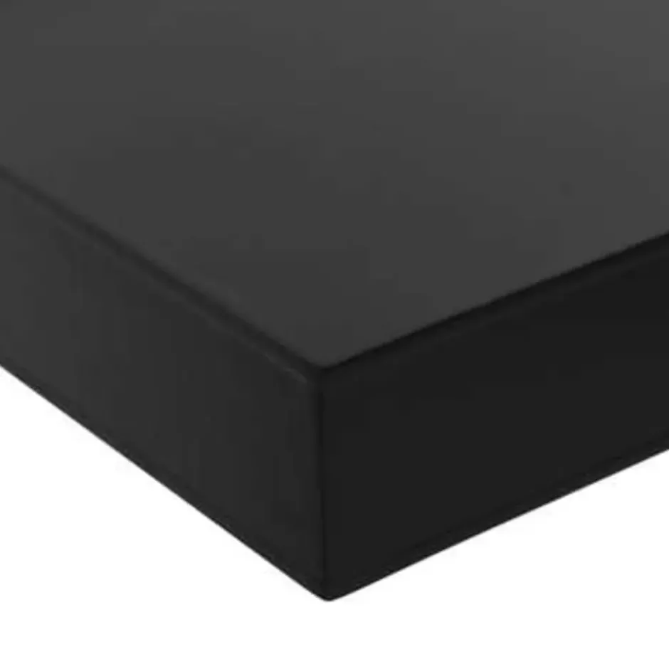 vidaXL - Wandschap - Zwart - MDF - 40 x 20 x 3.8 cm - 2 stuks