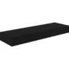 vidaXL - Wandschap - Zwart - MDF - 80 x 25 x 8 cm