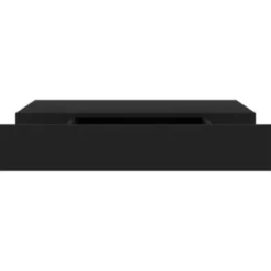 vidaXL - Wandschap - Zwart - MDF - 48 x 25 x 8 cm