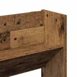 vidaXL - Wandschoenenkast - Bruin - Bewerkt hout