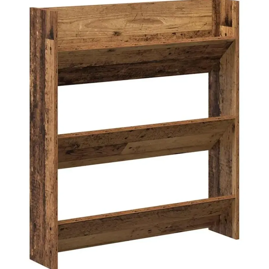 vidaXL - Wandschoenenkast - Bruin - Bewerkt hout