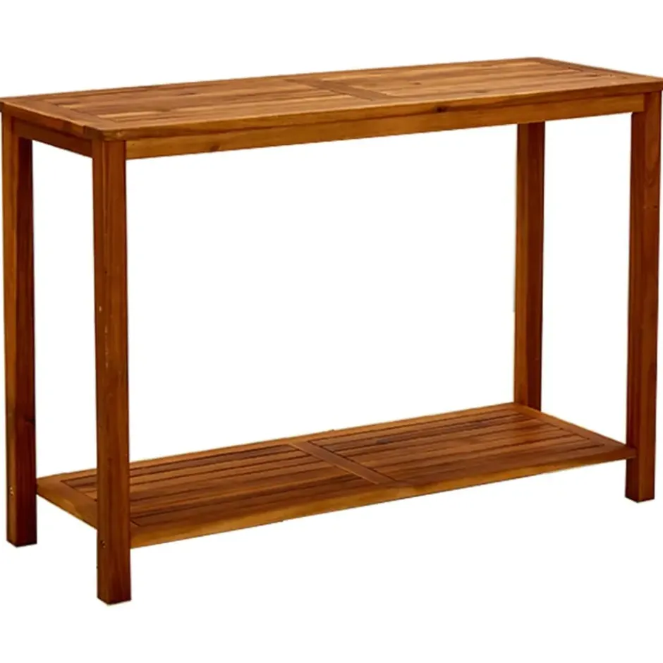 vidaXL - Wandtafel - Bruin - Acaciahout - 110 x 40 x 75 cm