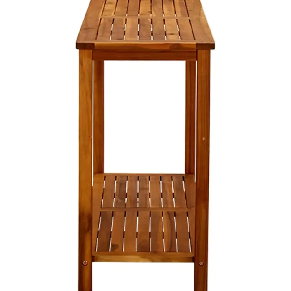 vidaXL - Wandtafel - Bruin - Acaciahout - 110 x 40 x 75 cm