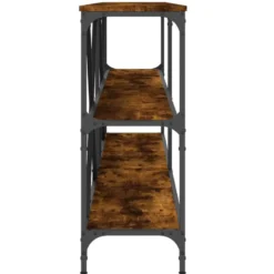 vidaXL - Wandtafel - Bruin - Bewerkt hout