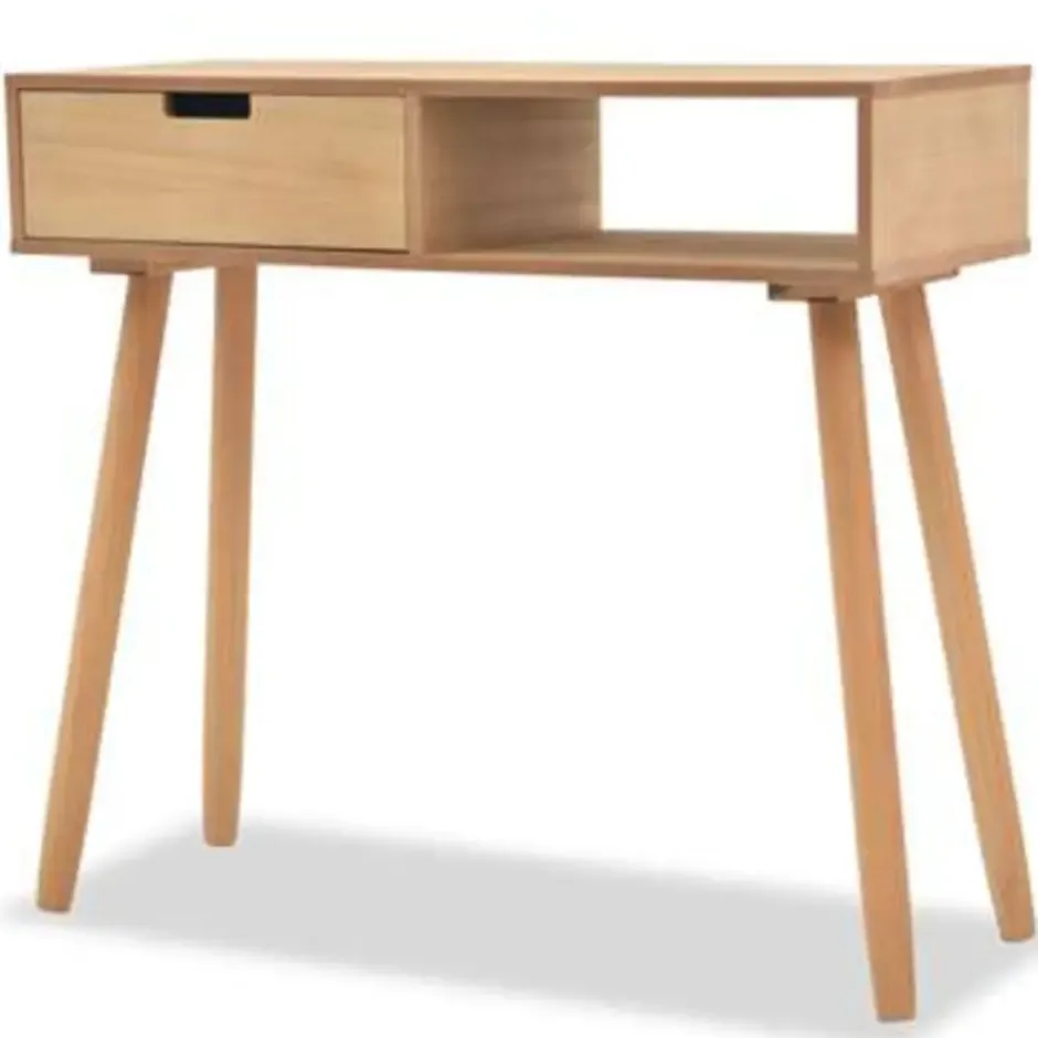 vidaXL - Wandtafel - Bruin - Grenenhout