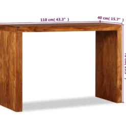 vidaXL - Wandtafel - Bruin - Hout